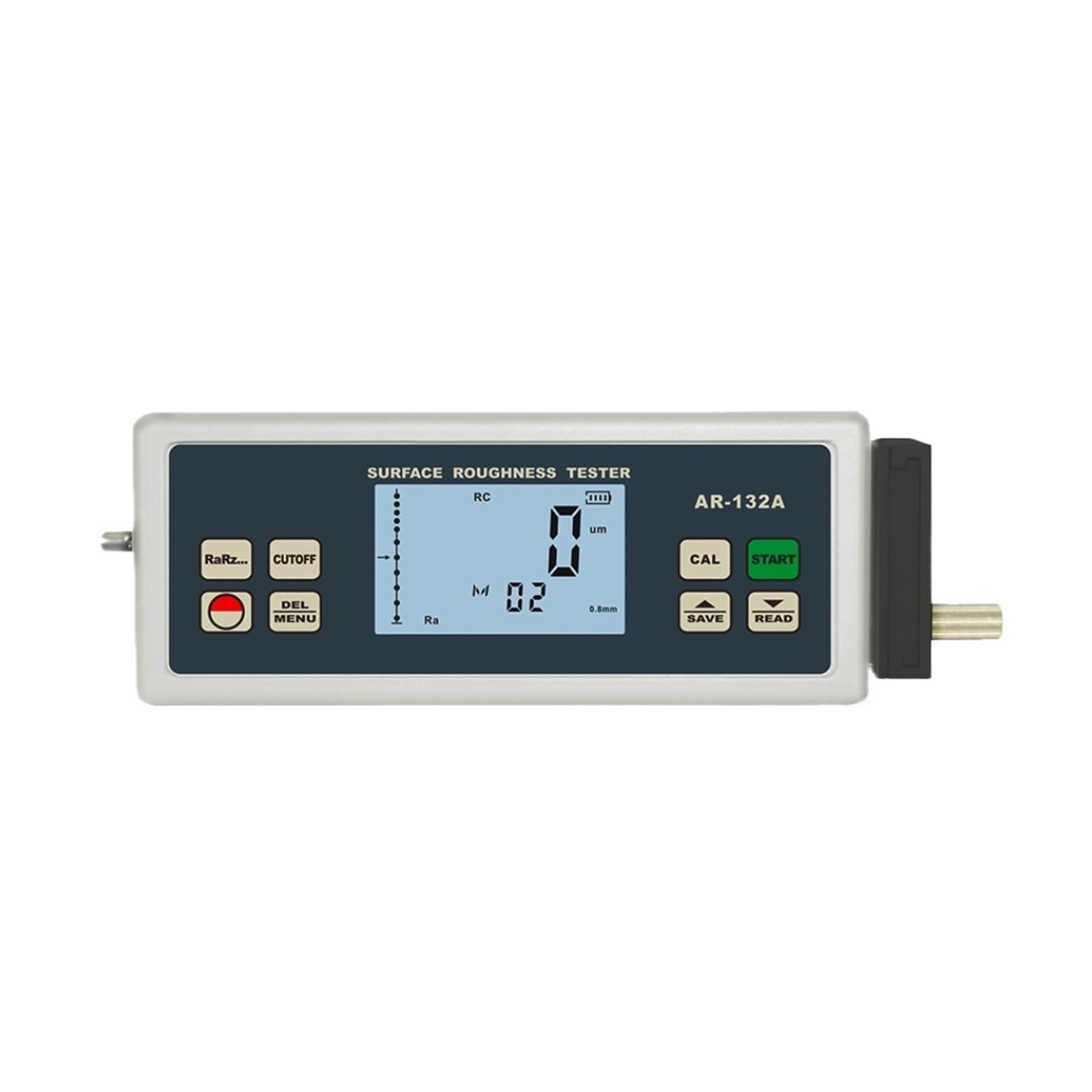 AR-132A Surface Roughness Tester Digital Ra 0.05~10.00um Rz .020~100.0um Metal Plastic Finish,High Accuracy