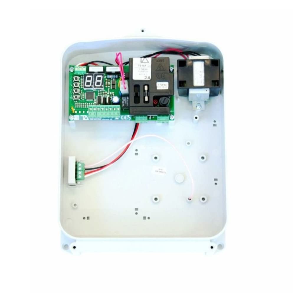 Central dowodzenia T016P 230Vac 433,92MHz do przepustnic z modułem radiowym, transformatorem, skrzyni korbowej i skrzynką ochronną - Tecno Automatyzacja KITPR5T