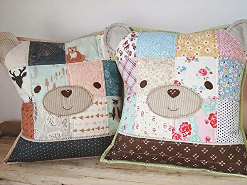 Qililandiy 25 pcs Different Patterns Cotton Craft Fabric Bundle Squares Precut Fabric Square Sheets Patchwork Fabric Sets for DIY Sewing Scrapbooking Quilting (30x30cm)