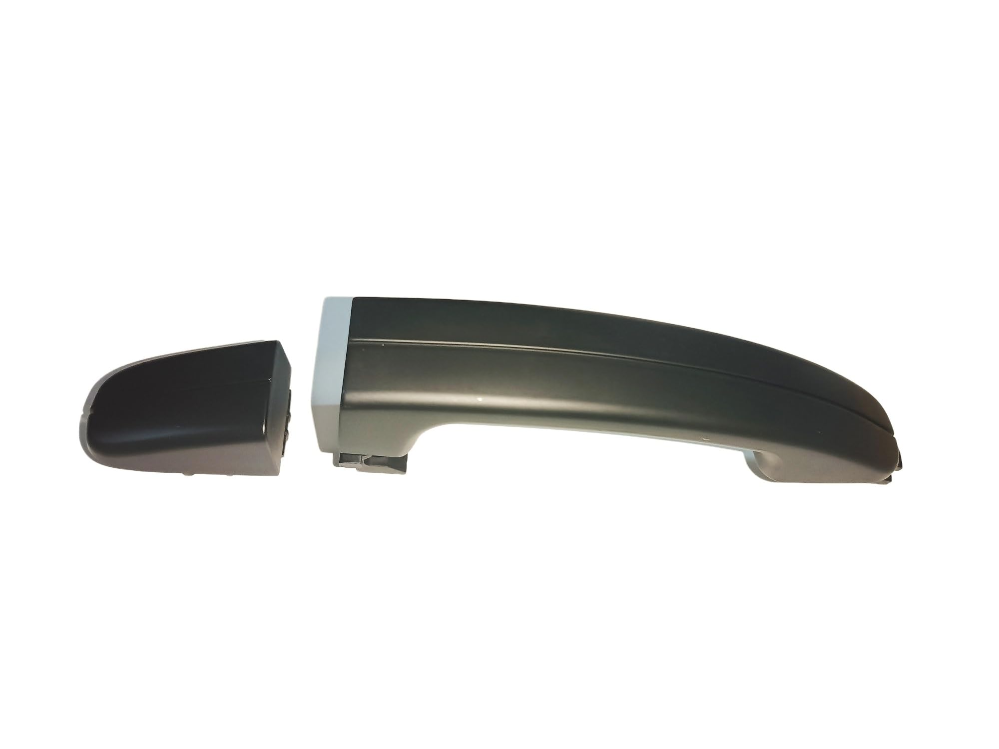 ZJYZYQ Car Sliding Outer Door Handle for Focus for Escape 2012 2013 2014 2015 2016 2017 Black Spray Painted Matte Exterior Door Handle(No Hole)