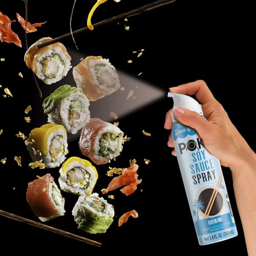 Mantova Poke Soy Sauce Spray, 3.4 fl. oz. (Pack of 2), 100% Pure, All-Natural Soy Sauce, Vegan-Friendly, Gluten-Free, Cholesterol-Free, Certified Kosher