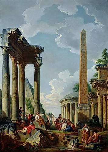 Tableau toile Capriccio architectural de Pannini SERENDIPITP 60x90cm