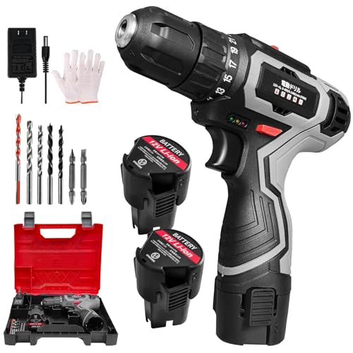 Froza 電動ドリル ドライバードリル 12v 小型【1500mAhバッテリ...