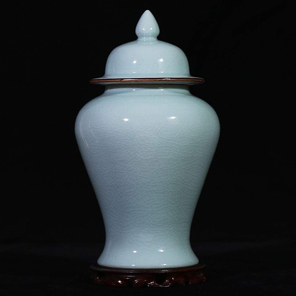 Vase Desktop Porcelain Vases Fine Bone Peony Decorated Ceramic Decorative(M)