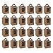 ATopoler 25pz Singole Scatole per Cupcake, 15x9.5x9.5cm Marrone Kraft Scatole Regalo - Contenitori in per Alimenti - Scatole per Dolci, Scatole Cioccolatini Fai da Te per Compleanno, Feste