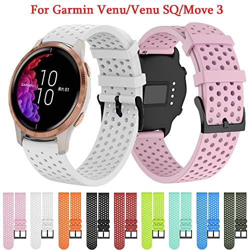Correa Garmin Forerunner 55 de silicona para entrenamientos y oficina 2