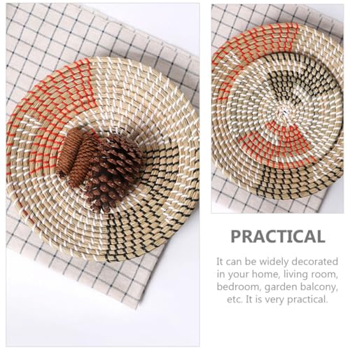 Décoration murale tissée en algues marines Angoily (Lot de 3) pour maison - 8