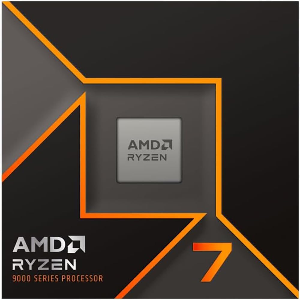AMD Ryzen™ 7 9700X 8 núcleos, processador de desktop desbloqueado