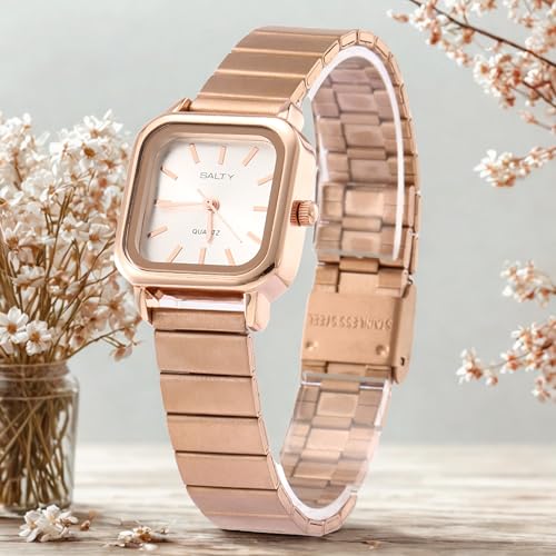 SALTY gold rose gold-tone watch – image 4