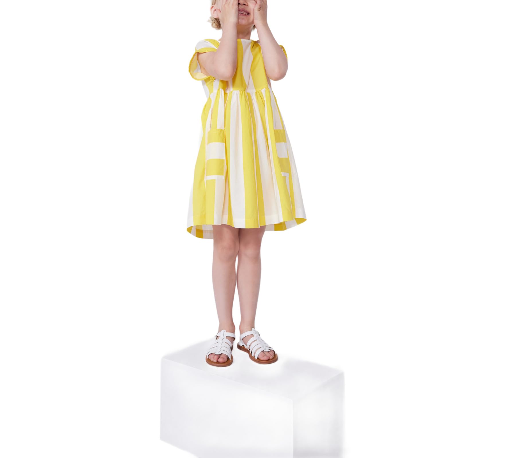 Petit Bateau Mädchen Kurzarmkleid