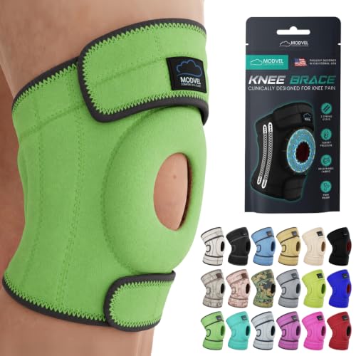 Modvel ELITE Knee Brace for Men &amp; Women – Patella Gel Pads &amp; Side Stabilizers for ACL, Meniscus Tear, Arthritis &amp; Injury Recovery – Maximum Support for Running, Sports &amp; Joint Pain Relief