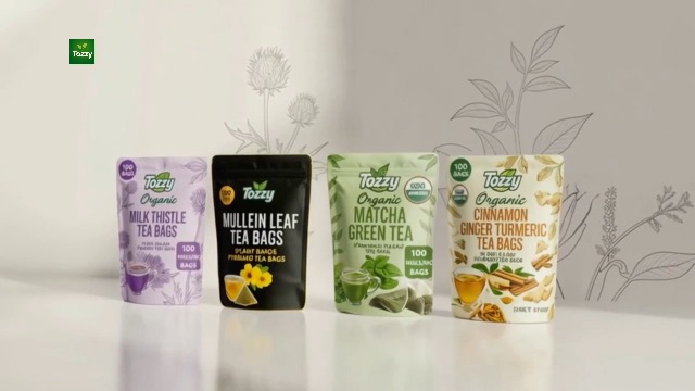 Amazon.com : Tozzy Organic Matcha Green Tea – 100 Count, Plant