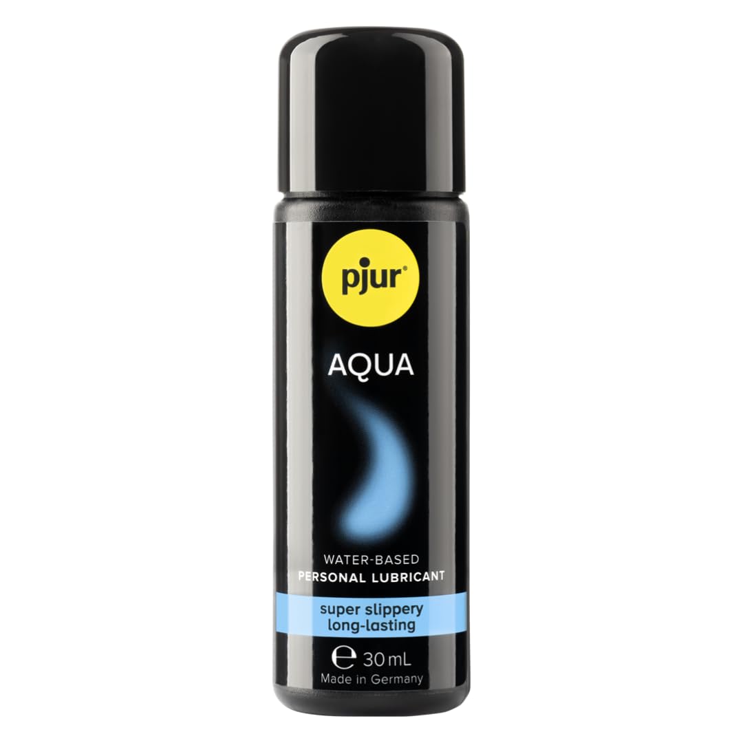 pjur AQUA - Premium-Gleitgel auf Wasserbasis - exzellente Gleiteigenschaften, spendet Feuchtigkeit, ohne zu kleben - auch für Sex Toys (30ml)