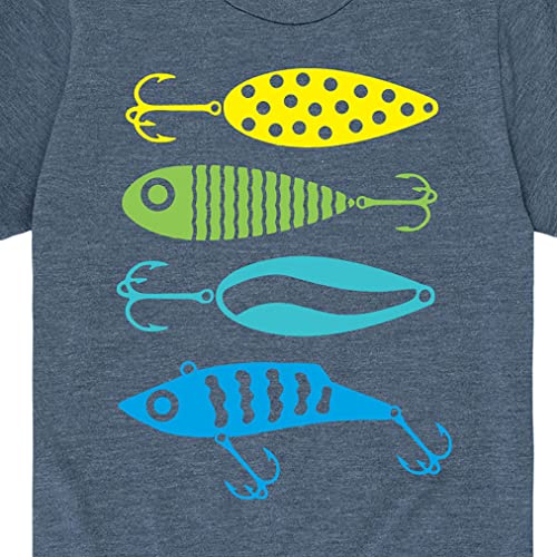 Instant Message - Fishing Lures - Toddler and Youth Short Sleeve Graphic T-Shirt3