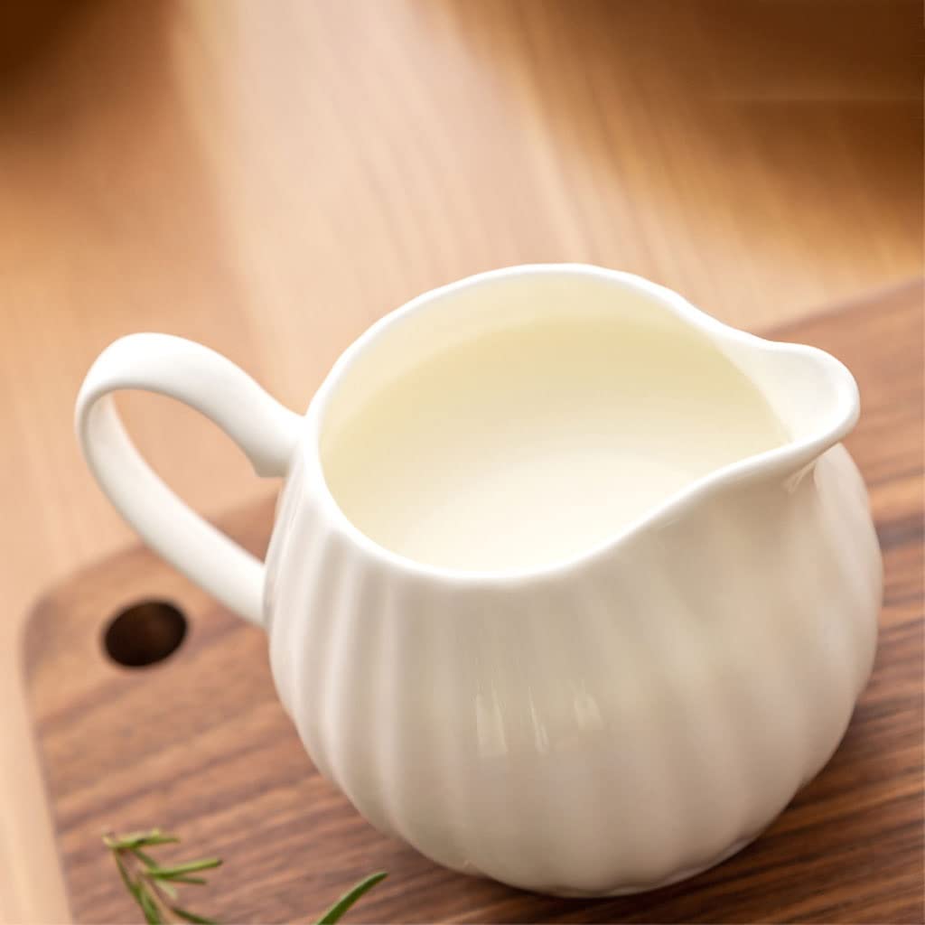 Petit Pot à Lait en céramique, Tasse à Bec, Tasse à café, Petit réservoir de Lait, pichet à Lait, Tasse à Lait en Porcelaine gravée, ustensiles à café, pichet à Sauce