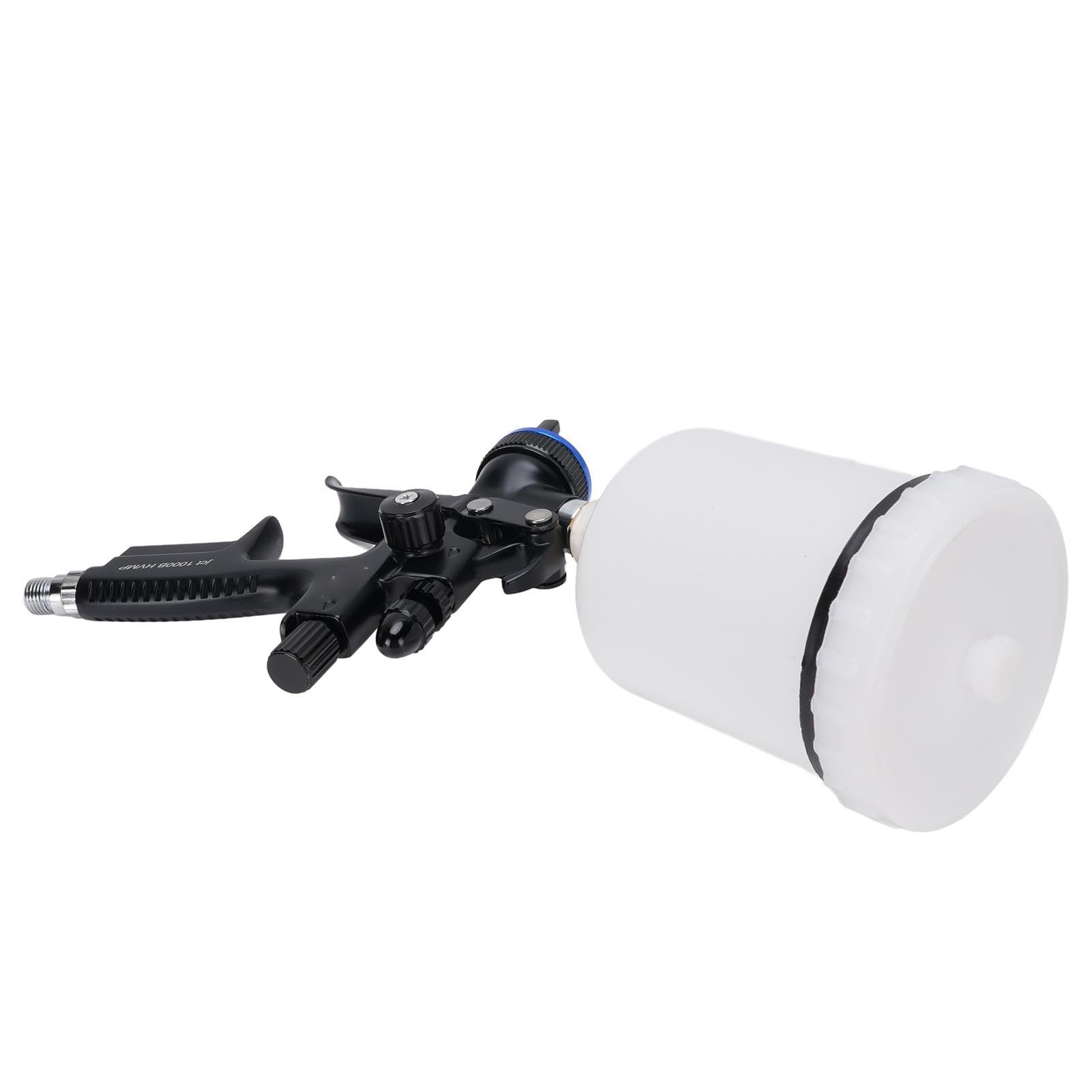 Aramox Rozpylacz Farby Pneumatyczny Pistolet Natryskowy HVLP z dyszą ze Stali Nierdzewnej Kubek 1,3 Mm 600 Ml Regulowany Równomierny Spray do ścian Mebli Drzwi Użytkownicy Obróbki Drewna