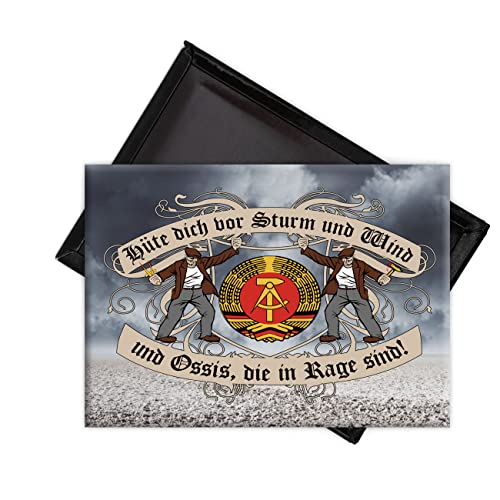 Magnete Kühlschrank DDR Hüte dich vor Sturm und Wind Magnete Kühlschrank DDR Hüte dich vor Sturm und Wind