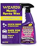 Wizards 01235 Mystic Spray Wax Slick Finish Detailer - 22 oz.