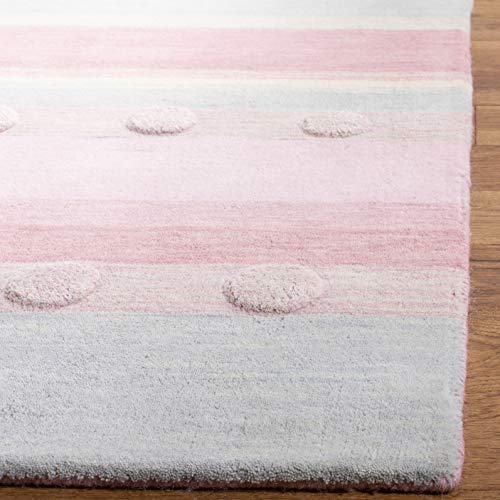 Tapete Safavieh Kids Collection 6' x 9' Azul Rosa miniatura 4