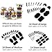 Chalkboard Labels Set, Tebik 289 Pack Large Medium and Small Chalkboard Stickers, Chalk Markers & Spice Labels Reusable for Home Office School Bars Shops Pantry Storage Jars Glass Bottles Crafts