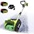 Cordless Snow Shovel with Two 4.0AH Battery and Charger,Electric Snow Shovel with 10-inch Width,6in Depth,20FT Throw Distance,Snow Blower Shovel for Patio Deck Driveway