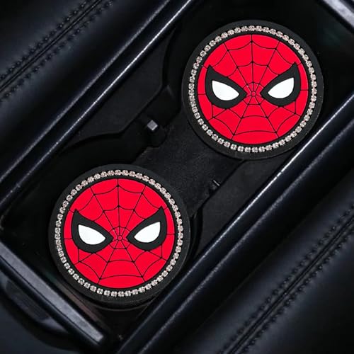 Portavasos para auto diseño araña 2 piezas silicona miniatura 5