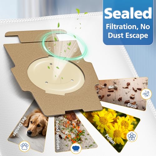 Image of 10 Pack 204814 Filter Plus Bags Compatible with Vacuums 205811 204811 204808 for Avalir Sentria Ultimate G Series, Replaces F-Style & Twist-Style