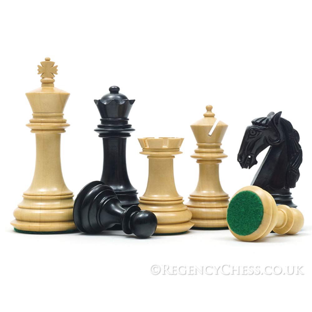 The Regency Chess Company El Gambito Piezas de ajedrez 9.5cm