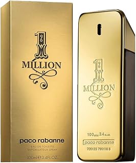 1 Million By Paco Rabanne For Men's Eau De Toilette TESTER 3.4 fl oz 100 ml