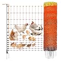Pet & Livestock HQ Electric Fence Poultry Netting 48" x 164' - Portable Pre-Assembled Electric Net Fencing for Goats, Sheep, Lambs in Farms, Ranches, and Gardens (19 Posts, 2 Spikes)