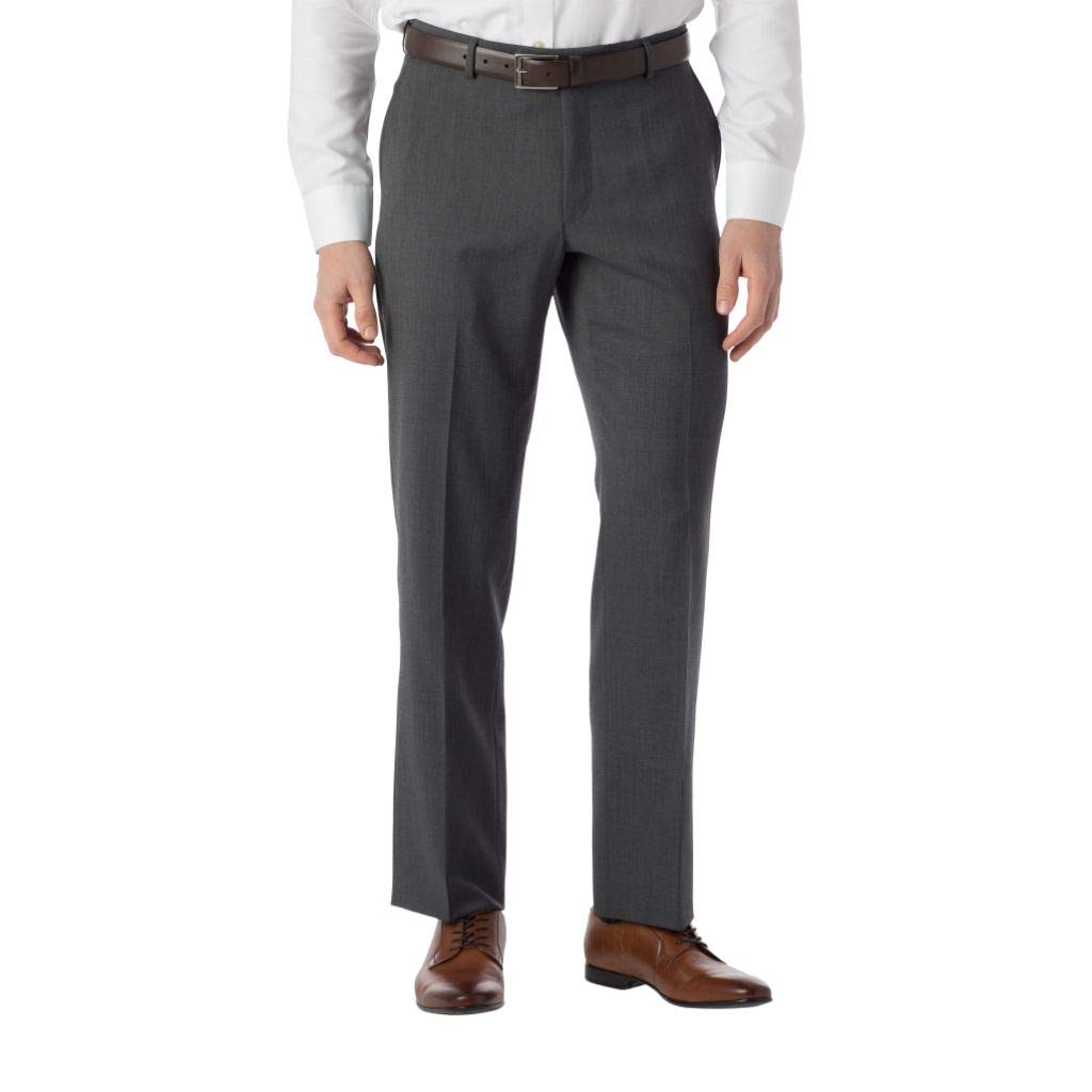 Ballin Mens Soho Modern Fit Super 120s Wool Dress Pants