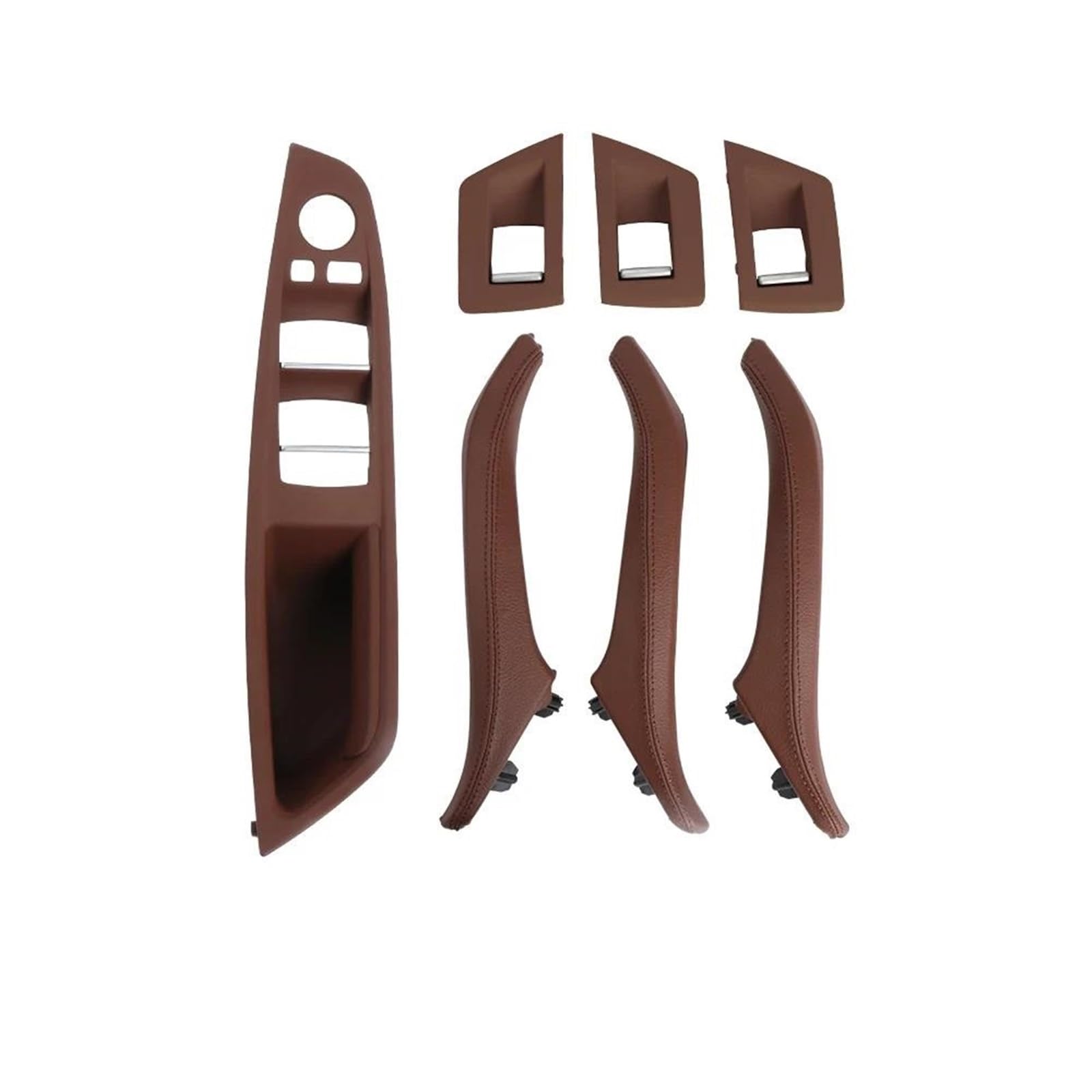 Youzka Lhd Red11 Rhd Car Interior Door Leather Handle Assembly Sets For Bmw5 Series F10 F11 520 523 525 528 530I Protective