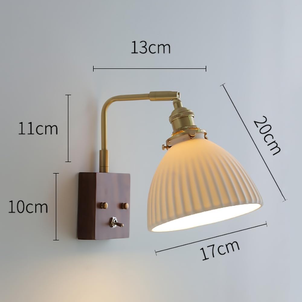 Lampada da Parete Moderna per Corridoio Scale Veranda Ingresso In Ceramica