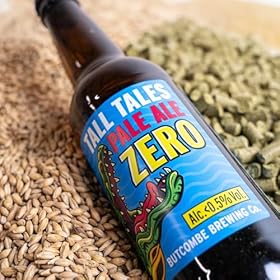 Butcombe Brewing Co., Tall Tales Pale Ale Zero Bottles, Vegan Friendly, Alcohol Free, Bold & Fruity, Flavours of Citrus, Grapefruit & Pineapple, 12 x 330ml