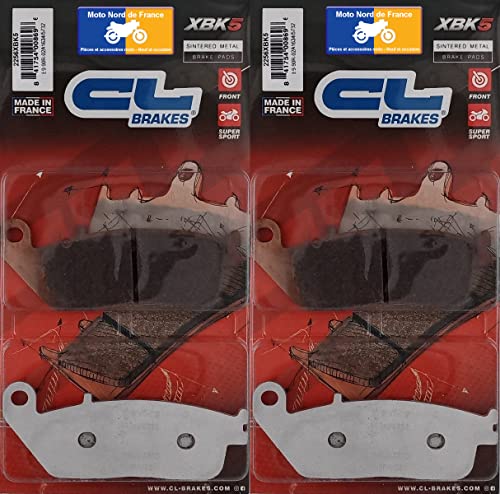 Plaquettes Carbone Lorraine de frein avant pour Suzuki GSF 600 Bandit S/N millésimes 1995, 1996, 1997, 1998, 1999