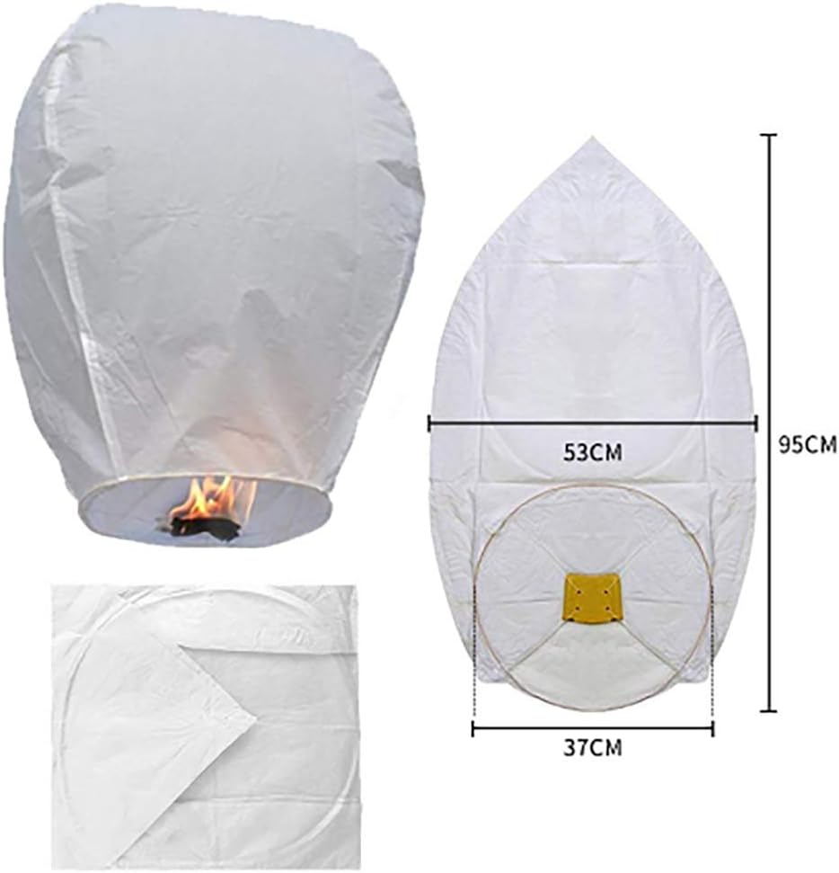 10 Pack Chinese Lanterns, Sky Lanterns Release, Environmentally