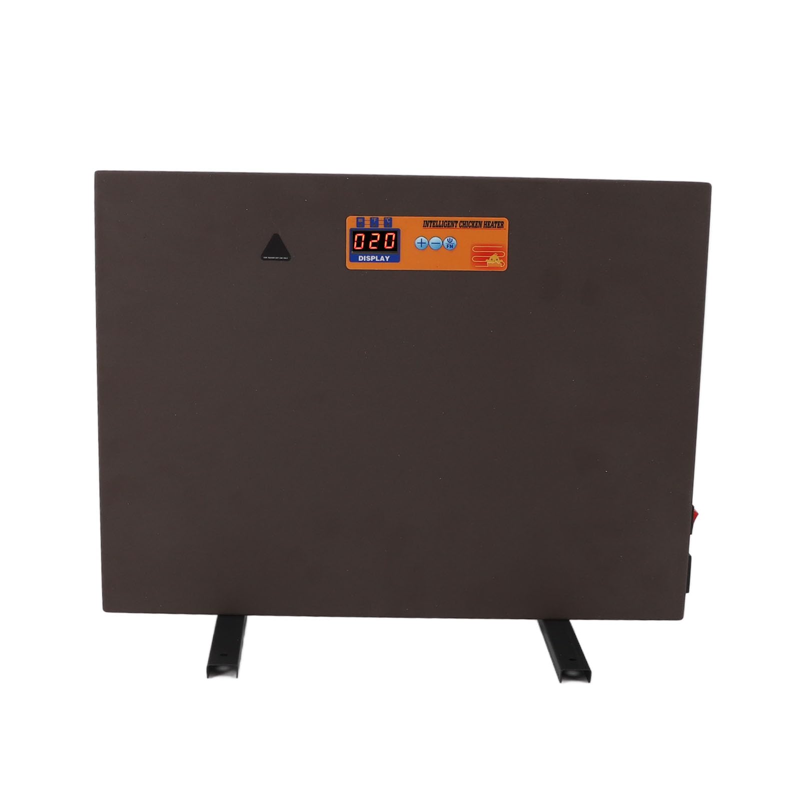 Fockety Calentador de Gallinero, 150W 4 Modos Calentar el Calentador de Pollo con Pantalla Digital, Control Manual Calentador de Gallinero Panel Calefactor Antidumping para (Enchufe de