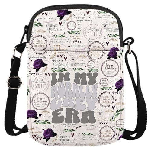 Morally Grey Reader Gift Smut Book Club Gift In My Morally Grey Era Dark Romance Book Crossbody Bag Bookish Gift