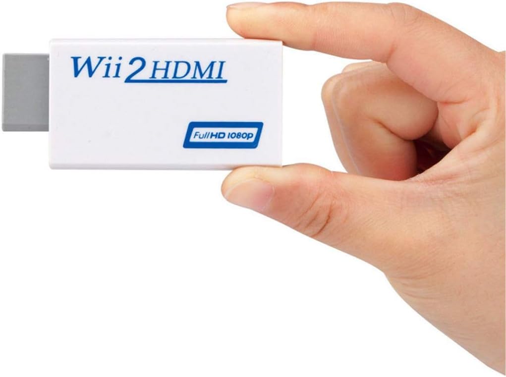 INF Wii till HDMI-adapter, Wii Hdmi 1080P-omvandlare, signalomvandlare, med 3,5 mm ljudutg - Analyse des détails et conception