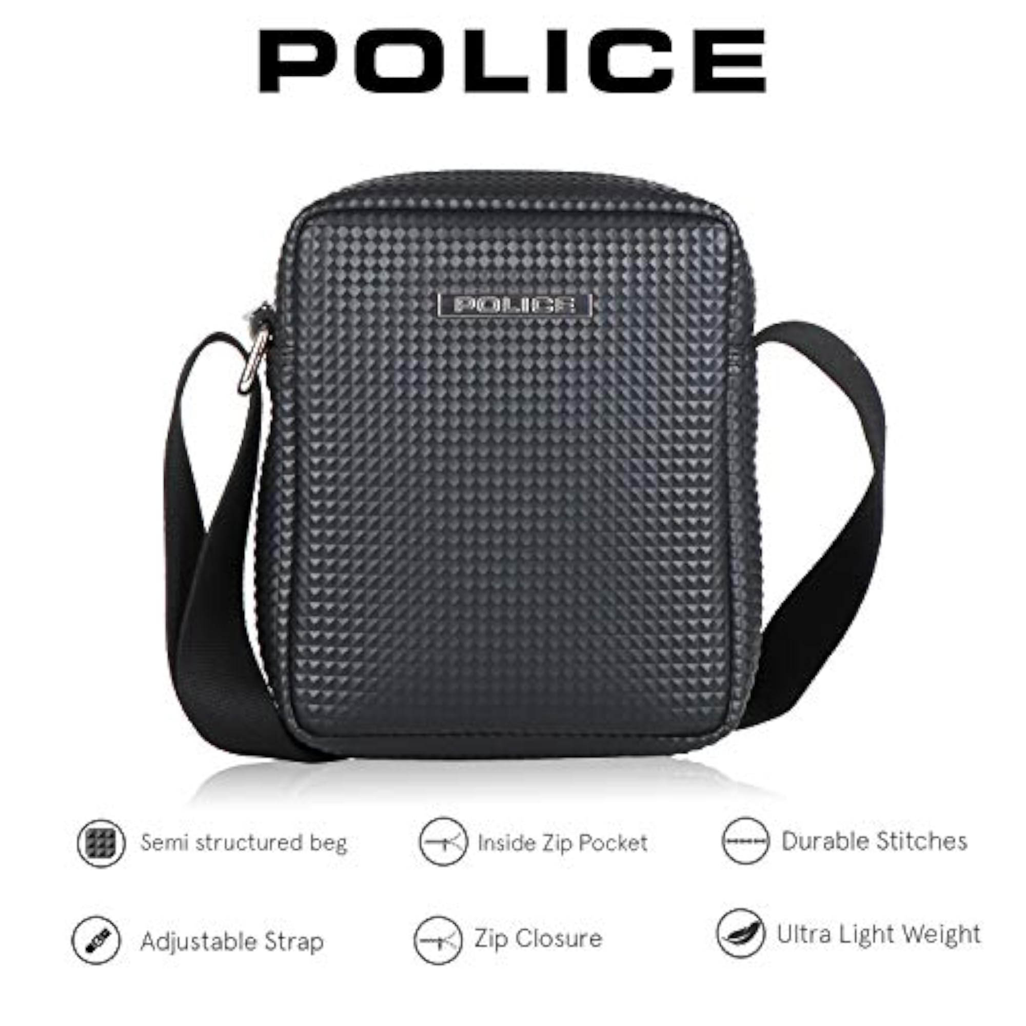 Unisex Crossbody Leather Hand Bag, Multipurpose Travel Bag