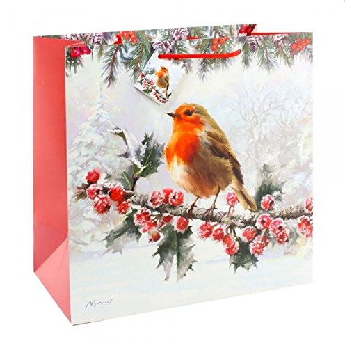Grande weihnachtliche sacchetto regalo Pettirosso...