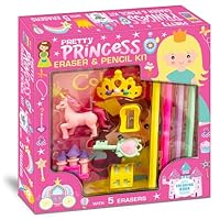Pretty Princess Eraser & Pencil Kit (Boxed Set) 9376895991 Book Cover