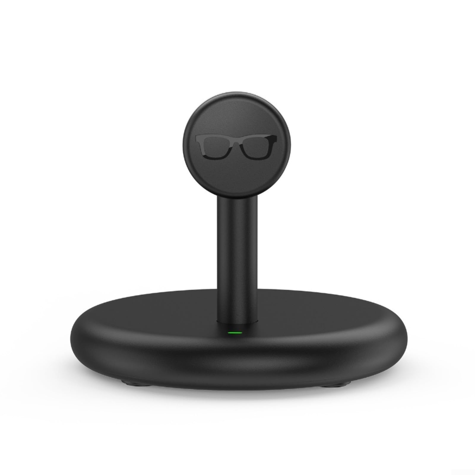 Fast Magnetic USB-C Charging Dock Station,with ABS Stand for Ray-Ban and for Meta Smart Glasses for Wayfarer/Headliner/Skylar/HSTN, 1 Hour Quick Charge(Black)