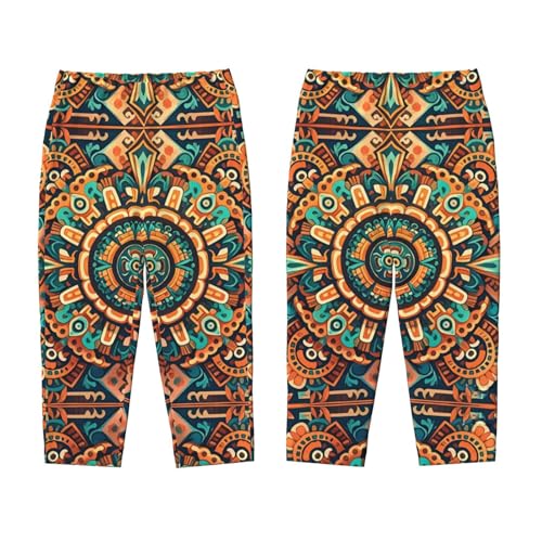 Pajama Pants Pajama Bottoms with Elastic Waistband Sleepwear Lounge Pants, Colorful Flowers Plaid3