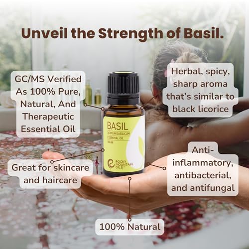 Aceite Esencial de Albahaca 15 ml Rocky Mountain Oils miniatura 4