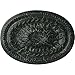 Ekena Millwork CM18SAPTC Saverne Ceiling Medallion, 18 1/2"W x 13 1/2"H x 1 7/8"P, Hand-Painted Painted Turtle Crackle