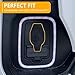 RERPRO Charger Cover Charging Port Dust Plug Compatible with 2022 2023 2024 2025 Rivian R1T R1S Exterior Accessories Car Charging Waterproof Protector Cap, 1 Pack TPE Black
