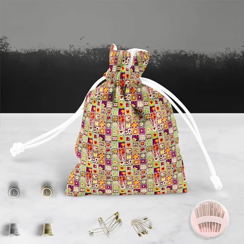 Image of ArtzFolio Doodle Drawing | Pouch Wrist Potli Bag | Bag for Weddings & Casual Parties