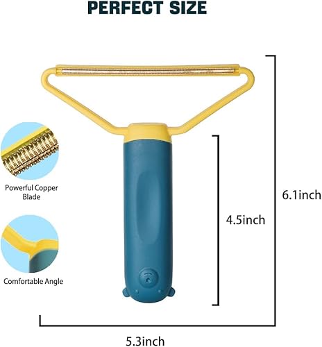 Miniatura 2 de Removedor de pelo de mascotas portátil, removedor de pelusa de perro, limpiador de pelo de gato, removedor de pelo de mascotas reutilizable y