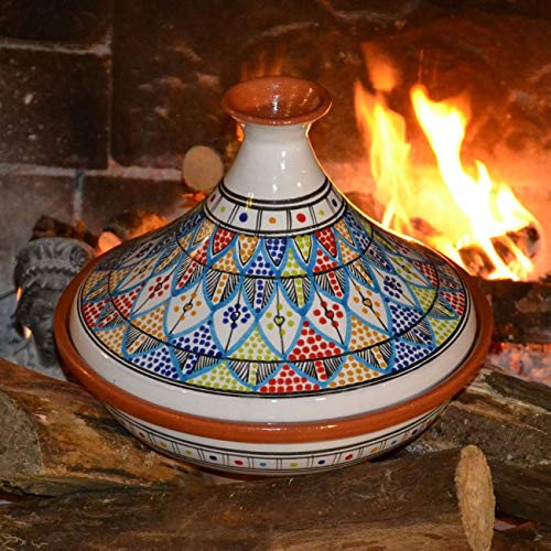 YODECO Tajine, Keramik, Mehrfarbig, 31 x 31 x 8 cm - Image 4
